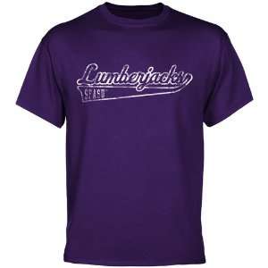 Stephen F Austin Lumberjacks Swept Away T Shirt   Purple  