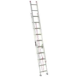 Louisville Ladder L 2324 20 Aluminum Extension Ladder, 20 Feet, 200 