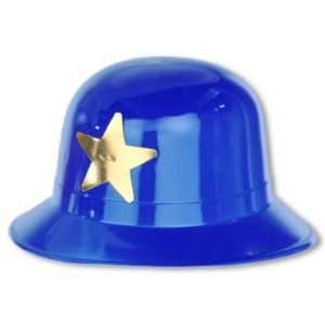  Blue Plastic Keystone Cop Headpiece Toys & Games