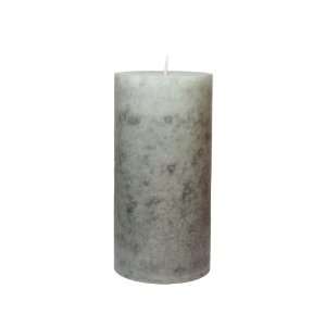  3 x 6 Mottled Grey Pillar Candles Set of 4