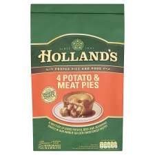 Hollands 4 Potato And Meat Pies   Groceries   Tesco Groceries