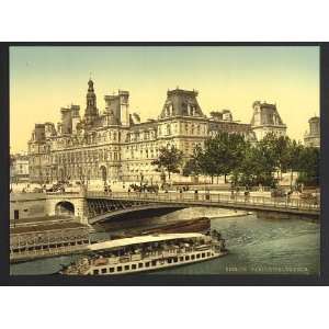  Hotel de ville, Paris, France,c1895