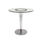 Interior Trade Modern Glass Top Bistro Table New