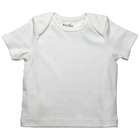 Funkoos White Organic Baby Short Sleeve T Shirts, Infant/Newborn/Baby 