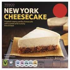 Tesco New York Cheesecake 450G   Groceries   Tesco Groceries