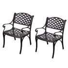 taupe antique finish patio cast aluminum swivel dining arm chair in 