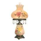   Kingman Rose Table Lamp, Antique Golden Sand and Blown Glass Shade