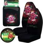 Auto Expressions Ed Hardy Dedicated to the One I Love 5 pc Set Seat 