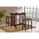 Wildon Home 3 Piece Bar Table Set in Spice