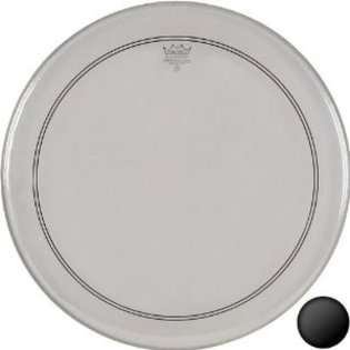 Remo Clear Powerstroke 3 Bass Drum Head, Dot On Top, 26 inch at  