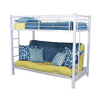 Twin/Futon Bunk Bed   White  Walker Edison For the Home Living Room 