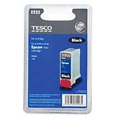 Tesco E222 black Printer Ink Cartridge (Compatible with printers using 