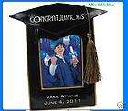 Personalized Graduation Photo Frame Cap Mortar Board Gold Nylon Tassel 