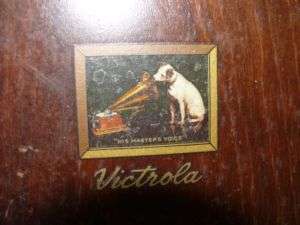 Victrola Record Player BOX SHELL Only Antique VTG  