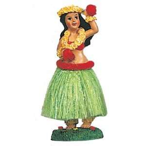  Hawaiian Hula Girl with Flower Dashboard Doll Toys 