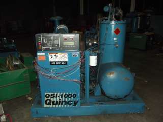   QSI 1000 Air Compressor and Zeks Refrigersated Air Dryer Package