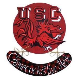  South Carolina Gamecocks Spirit Logo Sign Sports 