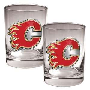 Calgary Flames Double Rocks Set 