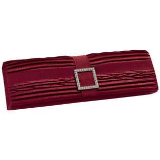 Lillian Rose Collection Clutch Handbag Red 