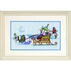   Needlecrafts Dimensions Counted Cross Stitch, Snow Bear and Sleigh