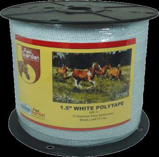 White Polytape   13SS   656   Electric Fence  