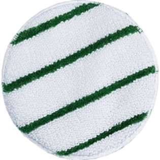   P269   Low Profile Scrub Strip Carpet Bonnet, Carpet,19, White/Green