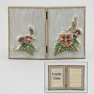    Beautiful Jeweled Picture Frame Morning Glory