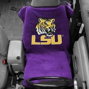  LSU Tigers Purple Car Seat Towel Cover