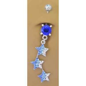   Dangle Belly Navel body jewelry piercing bar Ring 
