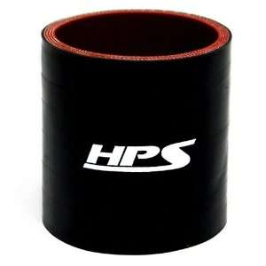   HPS 4 ply Straight Coupler Silicone Hose x 4 Length Black Automotive