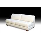 Diamond Sofa Furniture Zen White Leather Tufted Sofa by Diamond