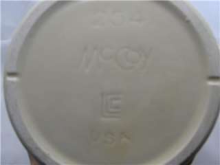 Vintage McCoy Pottery Milk Can Cookie Jar w/ Lid #254  