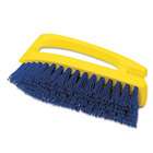 Rubbermaid Commercial Long Handle Scrub Brush, 6 Brush, Yellow 