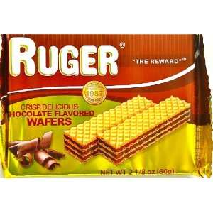 Ruger Chocolate Wafers SUGAR, 2 1/8oz Grocery & Gourmet Food