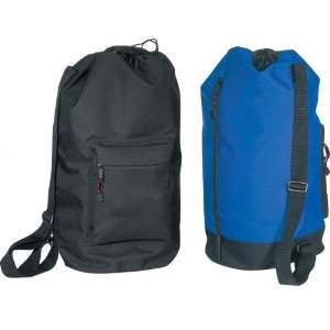  Single Strap Camping Drawstring Backpack   Blue