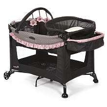 Safety 1st Travel Ease Deluxe Play Yard   Eiffel Rose   Safety 1st 