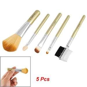   Blush Brush Eyebrow Comb Cosmetic Tool 5 Pcs