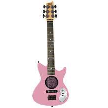 First Act Discovery Portable Electric Guitar   Pink Leopard   First 