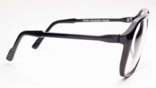   Aviator Clear Lenses Black Large Frame Women Men Eyeglasses Glasess