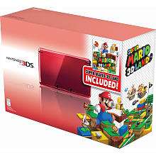 Nintendo 3DS Holiday Bundle with Super Mario 3D Land   Red   Nintendo 