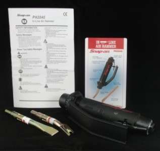 NEW Snap On PH2040 InLine Air Hammer with 2 Bits  