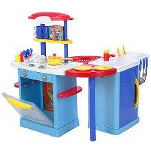 Just Like Home Mix n Match Kitchen Center   Blue   Toys R Us   Toys 