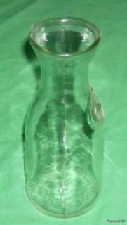 Clear Glass Bottle / Since 1852 / Carafe / Milk / Wine  