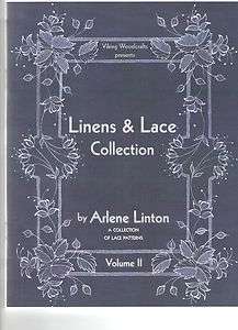 ARLENE LINTON LINENS & LACE VOL 2 PAINT BOOK  NEW  