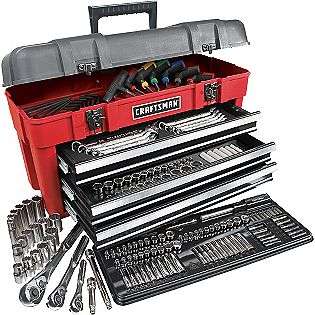 189 piece Mechanics Tool Set with Tri Fold Storage Case  Craftsman 