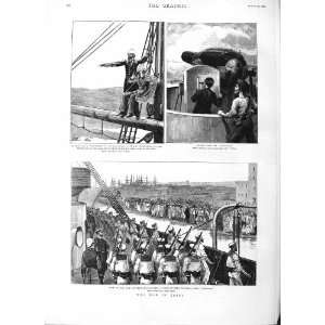  1882 WAR EGYPT ARABS PORT SAID MONARCH SHIP CARYSFORT 