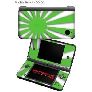 Nintendo DSi XL Skin   Rising Sun Japanese Flag Green by 