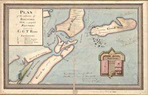 1812 map United States, Louisiana, Barataria Bay  