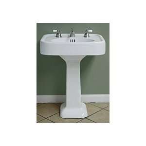  Randolph Morris Pedestal Bathroom Sink RM3050 White