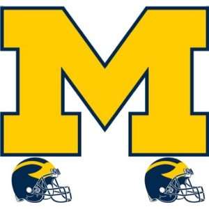 Michigan Wolverines Licensed Wall Decal 